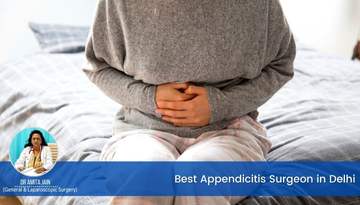 best appendix surgeon in delhi Dr Amita Jain